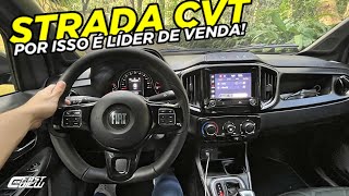 TEST DRIVE NOVA FIAT STRADA VOLCANO CVT 2022 AGORA ESTÁ EXPLICADO O SUCESSO [upl. by Cavanagh]