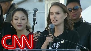 Natalie Portman speaks at Womens March [upl. by Beckerman]