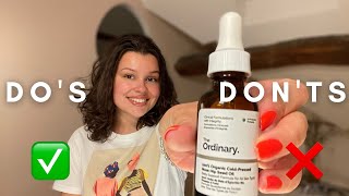 HOW TO PROPERLY USE THE ORDINARY ROSEHIP OIL  Dos and Donts [upl. by Emiolhs]