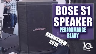 Bose S1 with Rechargeable Battery for All Your Gigs [upl. by Amol674]