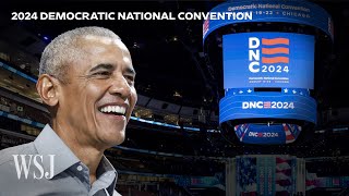 Full Coverage Former President Obama Headlines DNC Night Two  WSJ [upl. by Eisus]