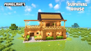 How To Build Survival House In Minecraft Minecraft shorts [upl. by Emerson192]