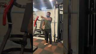 Anterior deltoid  front felt  fitnessclub looseweightinoneweek musclegain fitnesspark gym [upl. by Colbye]