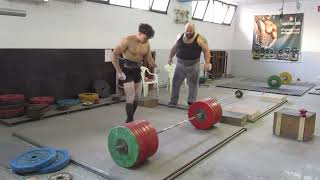 Deadlift 290kg  Panagiotis Tarinidis 70kg [upl. by Nesta]