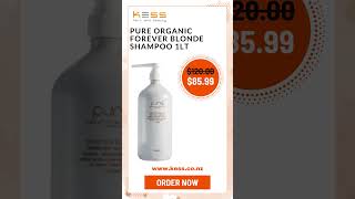 💛 PURE ORGANIC Forever Blonde Shampoo 1LT at special price of 8599💛 [upl. by Htebazileyram]