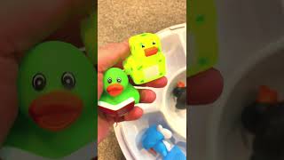 Learn Colors with Rubber Ducks Farm Animal Toys with Quacking Sounds shorts [upl. by Idnas]