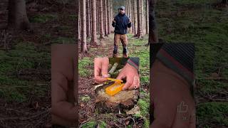 Thats one way to do it i prefer it without the gimmicky gear🔥keep it simple bushcraft camping [upl. by Alak]