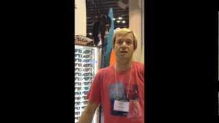 Colin McPhillips walks through Hobie RAW CM Torque at 2013 Surf Expo [upl. by Akena]