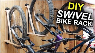 How to build a Wooden Swivel Bike Rack [upl. by Ahsenrac403]