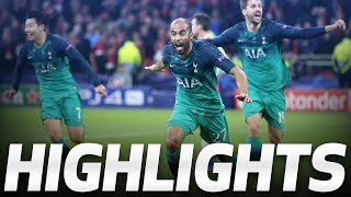 LUCAS MOURAS INCREDIBLE HATTRICK  HIGHLIGHTS  Ajax 23 Spurs UEFA Champions League semifinal [upl. by Ym]