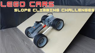 Making Lego Technic Cars  Slope climbing challenges [upl. by Atrice]