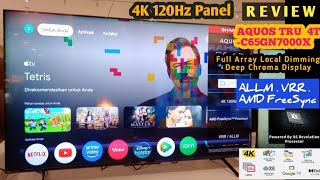 Review Tv Terbaru 65 Inch Sharp Aquos TRU 4TC65GN7000X Google TV review tvsharp tvgn7000 [upl. by Donegan]