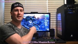 Asus 27quot 3D 120hz VG278H Monitor Review [upl. by Boudreaux]