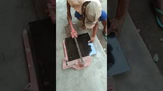 alat pemotong keramik granite manual tile cutter tukang keramik granite [upl. by Aniret631]