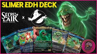 Slimer Voracious Apparition Commander Deck  Secret Lair  GhostBusters [upl. by Eemia]