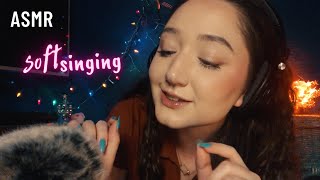 ASMR Softly Singing You To Sleep Hand Movements Mouth Sounds [upl. by Assilak]