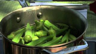 Steamed Whole Okra [upl. by Llain]