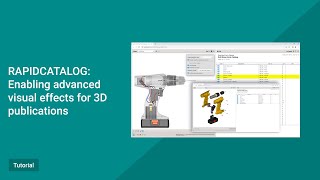 RapidCatalog Tutorial Enabling advanced visual effects for 3D publications [upl. by Suoivatnom]