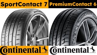 Continental SportContact 7 vs Continental PremiumContact 6 [upl. by Jade712]