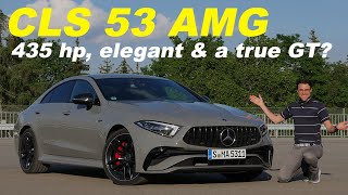 2022 Mercedes CLS 53 AMG facelift driving REVIEW  the best Benz GT [upl. by Aelc307]