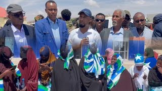 Gudoomiye ku xigeenka Barlamaanka Puntland iyo wafti uu hogaaminayo ayaa gaaray magalada qardho [upl. by Darees838]