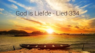 God is Liefde LB334  Lyrics Video [upl. by Letizia]