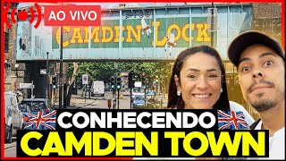 🔴 LONDRES AO VIVO  Passeio em Camden Town [upl. by Bergquist]