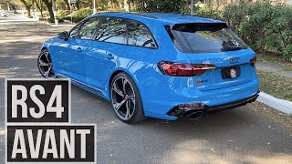 AUDI RS4 AVANT  Garagem do Bellote TV [upl. by Malti310]