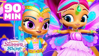 Shimmer and Shine Get Magical Stardust Hair amp Butterfly Wings 🦋  Compilation  Shimmer and Shine [upl. by Gnouhc]