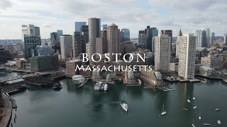 Boston Massachusetts  4K Drone Tour [upl. by Hindu643]