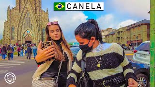 🇧🇷 Walking in CANELA  Rio Grande do Sul Serra Gaúcha Brazil 【4K】 [upl. by Nylrak]