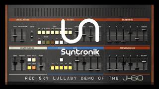 Syntronik J60  Roland Juno 60 synth iPad Demo [upl. by Service]