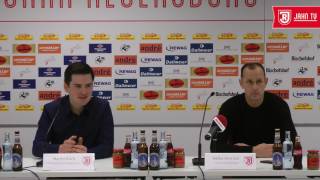 Pressekonferenz vor dem 21 Spieltag gegen Sonnenhof Großaspach [upl. by Rubel936]