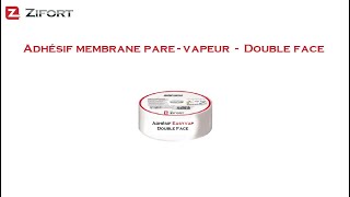 🇫🇷  Adhésif membrane parevapeur Easyvap  Double face  ZIFORT [upl. by Floria122]