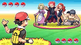 Pokemon FireRed But Red vs Elite Four Battle Calamity  Pokemon Animation [upl. by Ognimod]