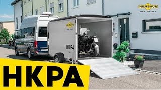 Humbaur HKPA 153217 VollpolyAluminium Kofferanhänger  vielseitig einsetzbar  Motorradanhänger [upl. by Deedee]