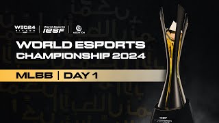 🔴 LIVE  IESF WEC 2024  MLBB DAY 1  Bahasa Melayu [upl. by Ayhdnas]