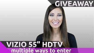 Win A Free Vizio 55quot 4K Ultra Smart HDTV CurvedView [upl. by Cobby]