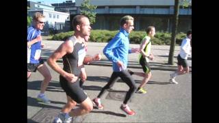 Erben Wennemars loopt marathon van Amsterdam [upl. by Dymphia77]