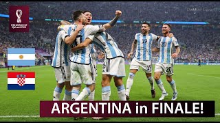 Argentina  Croazia 30 ai Mondiali in Qatar 2022 COMMENTO Messi e Julian Alvarez i migliori [upl. by Goldberg]