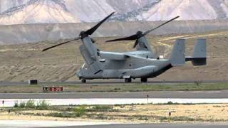 Osprey taking off from Grand Junction CO Airport 0618011 [upl. by Tenenbaum]