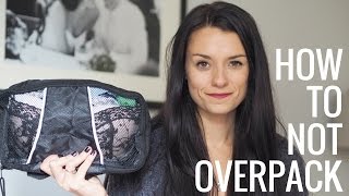 How to NOT Overpack Your Suitcase Clothing Edition [upl. by Nevanod564]