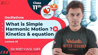 Oscillations JEE L1  What is Simple Harmonic Motion  Kinetics amp Equation  JEE 2023  11 Physics [upl. by Giraud419]