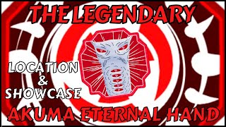 LEGENDARY Akuma Eternal Hand Location amp Showcase  Shindo Life [upl. by Marcile]