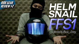 Helm Fullface Snail FFS1 with Zooey  Ringan Banget  Review Riding Gear 2 [upl. by Market882]