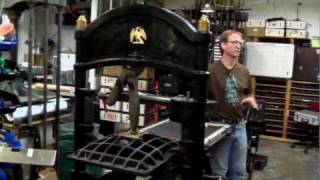 Award Winning Letterpress Artist David Wolfe Part 1 [upl. by Arliene589]