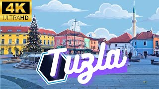 Tuzla  Walking Tour 4K [upl. by Foah]