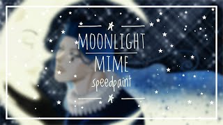 ✧Moonlight Mime I Speedpaint✧ [upl. by Ailemac]