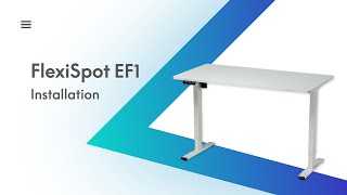 Standing Desk EF1EG1 Installation Guide [upl. by Platus]