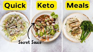 My SECRET Method to 5 Minute Keto Meals [upl. by Cynara]